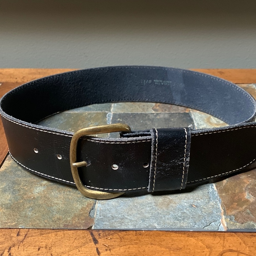 Vintage 60s genuine leather belt